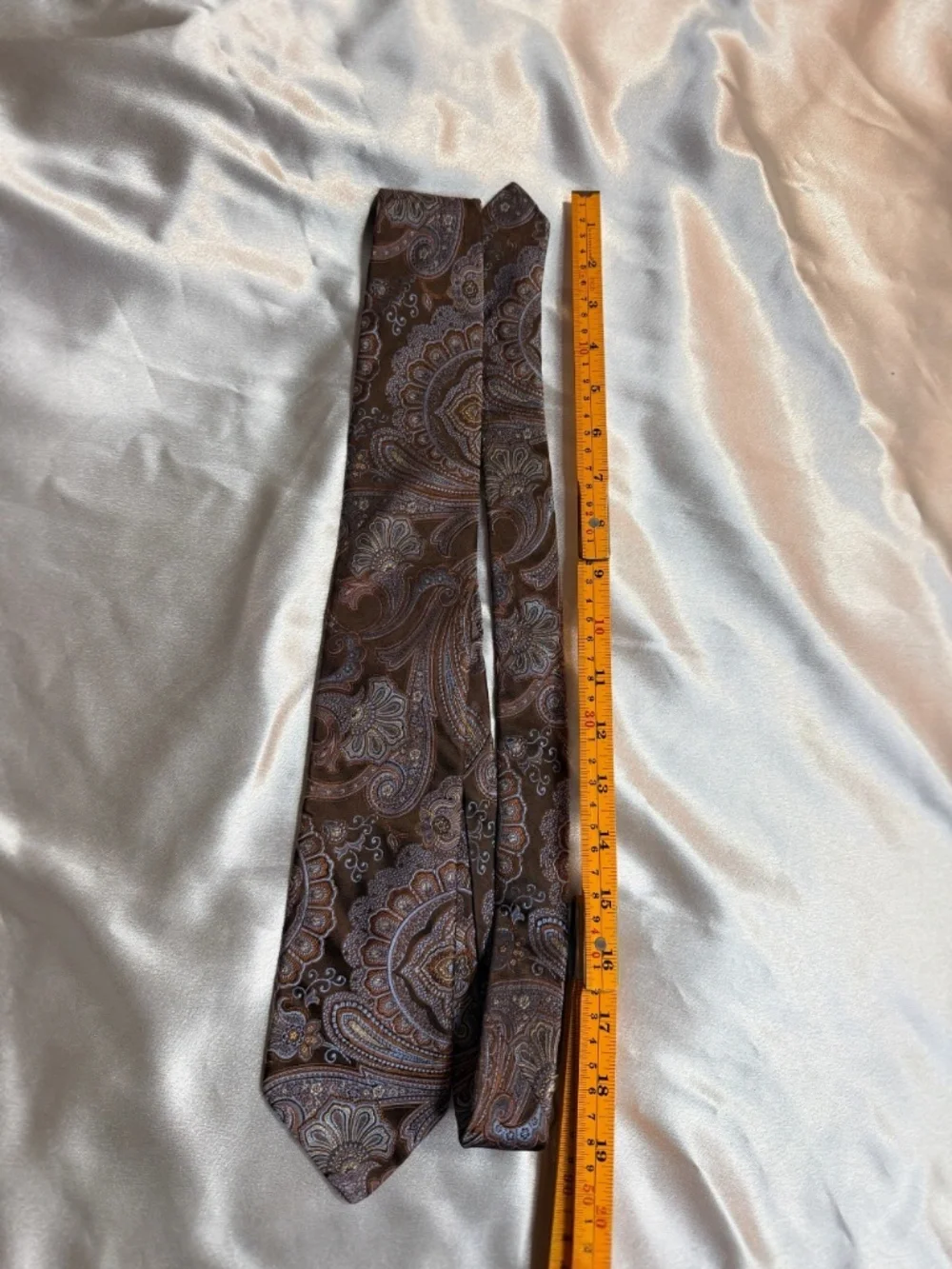 John W. Nordstrom 100% Silk Paisley Tie Made in USA